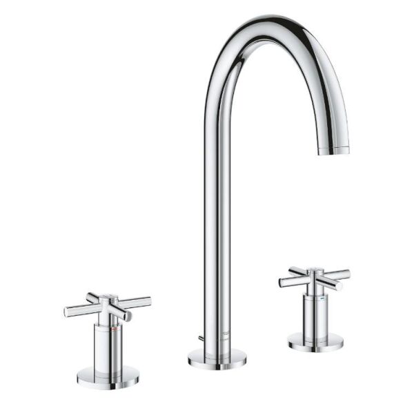 Grohe Atrio Üç Delikli Lavabo Bataryası 1/2'' L-Boyut - 20643000