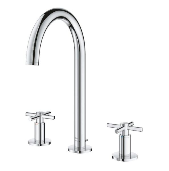 Grohe Atrio Üç Delikli Lavabo Bataryası 1/2'' L-Boyut - 20643000