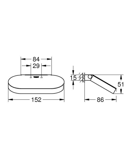 Grohe Selection Tuvalet Kağıtlığı - 41069DA0