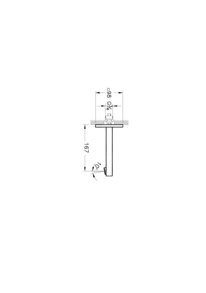 Artema Q-Line A42254 Çıkış Ucu Krom