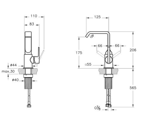 VitrA Suit Lavabo Bataryası - A4261639