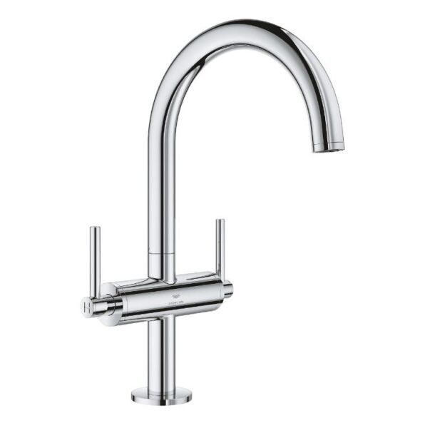 Grohe Atrio Tek Delikli Lavabo Bataryası, 1/2'' L-Boyut - 21145000