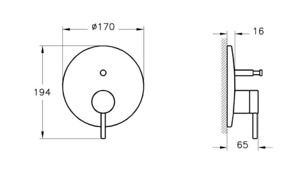 VitrA Origin Ankastre Banyo Bataryası - A4262029