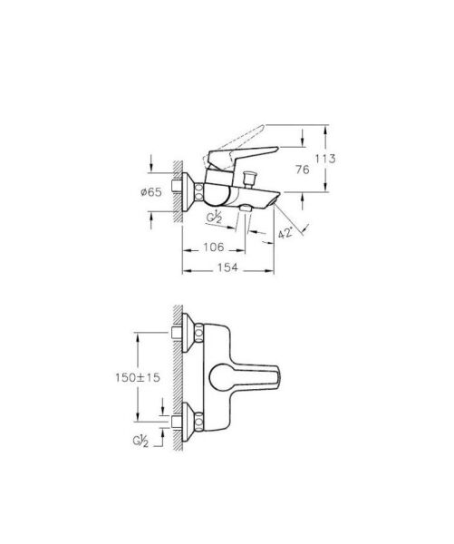 Artema Win S Banyo Bataryası A42676