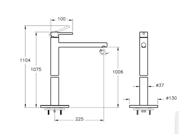 VitrA Origin Lavabo Bataryası - A42663