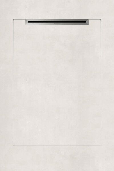 Aquanit 90x135 BETON BEYAZ SLOPE LINE+SIFON