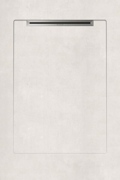 Aquanit 90x135 BETON BEYAZ SLOPE LINE+SIFON