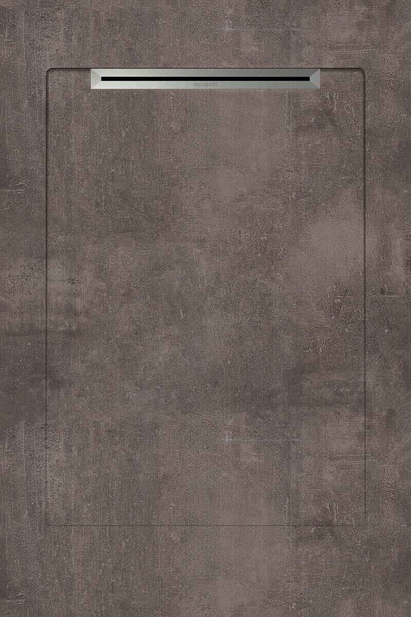 Aquanit 90x135 BETON ANTRASIT SLOPE LINE+SIFON