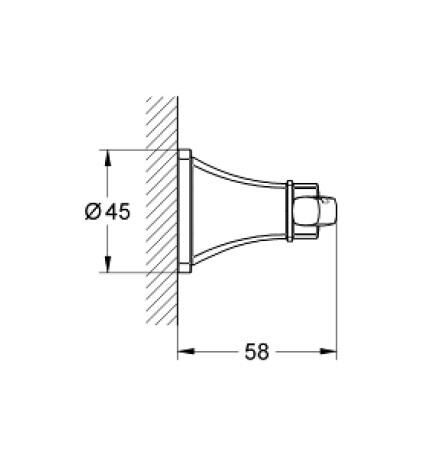 Grohe Grandera Havlu/Bornoz Askılığı - 40930IG0
