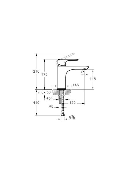 VitrA Root Round Yüksek Lavabo Bataryası - A4270629