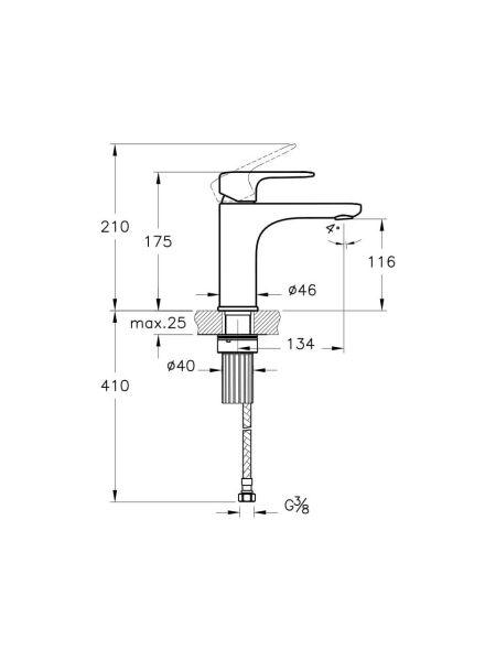 VitrA Root Round Yüksek Lavabo Bataryası