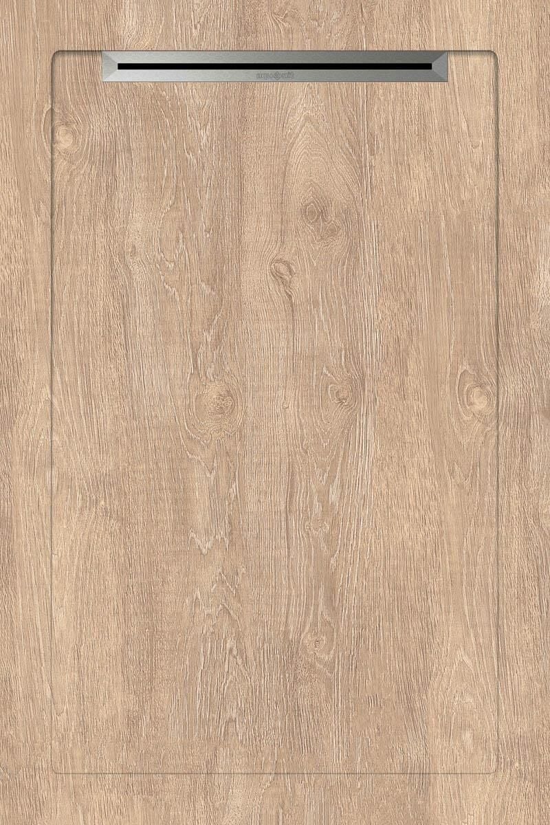 Aquanit 80x120 OAKWOOD A.KAHVE SLOPE LINE+SIFON