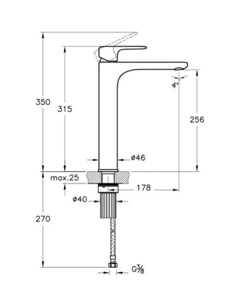 VitrA Root Round Lavabo Bataryası - A4270736