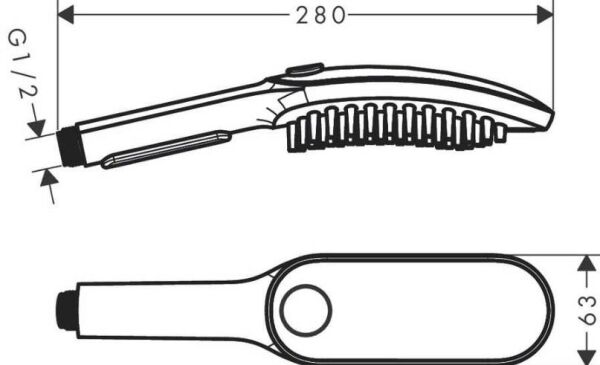 Hansgrohe Dogshower 150 3jet Beyaz 26640700