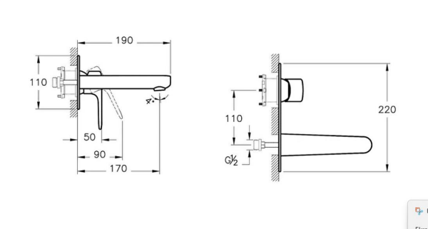 VitrA Root Round Ankastre Lavabo Bataryası