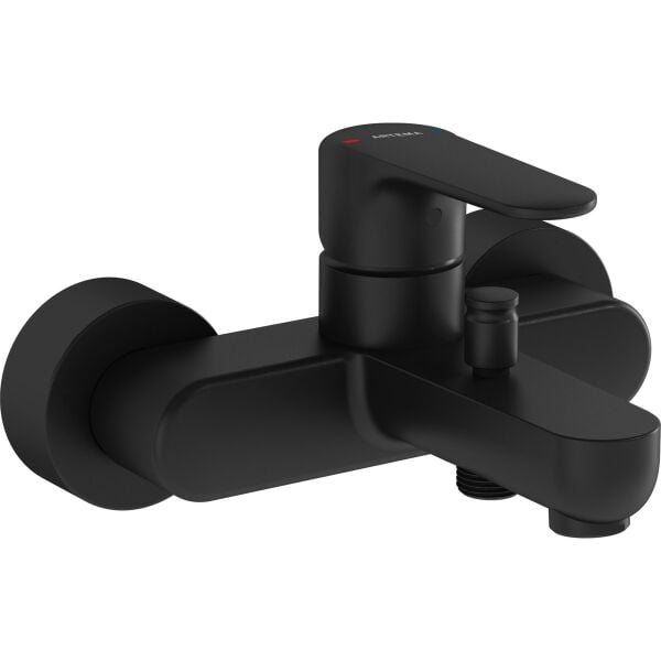 Artema Root Round A4272536 Banyo Bataryası, Mat Siyah