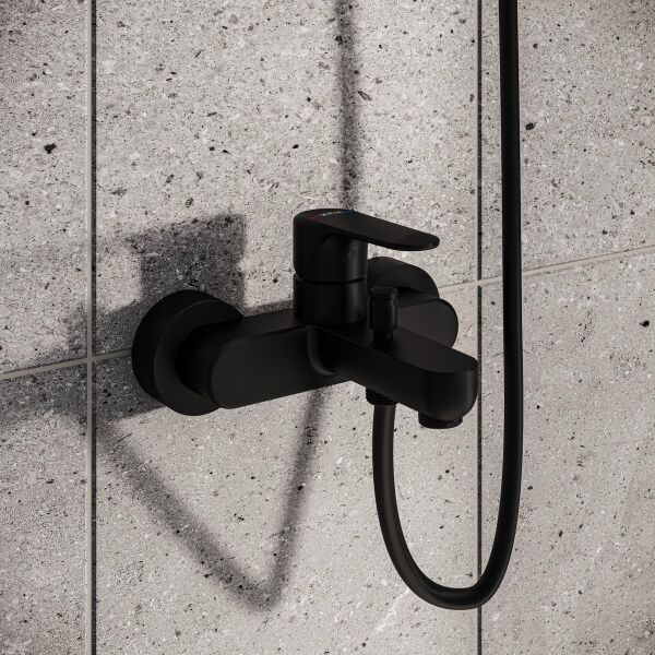 Artema Root Round A4272536 Banyo Bataryası, Mat Siyah