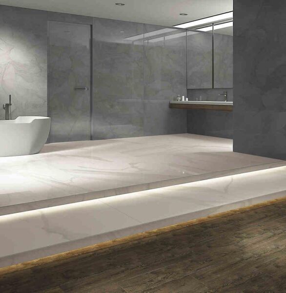 Kütahya Seramik 60*120 Atlantis Beyaz Rektifiye Lappato (m² fiyatıdır)