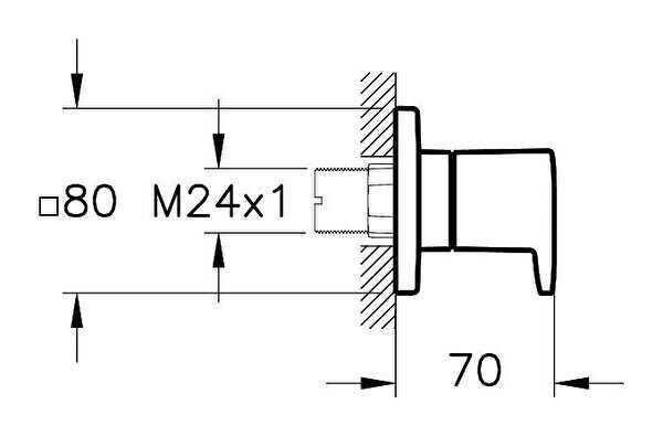 VitrA Root Square Ankastre Stop Valf - A4272929