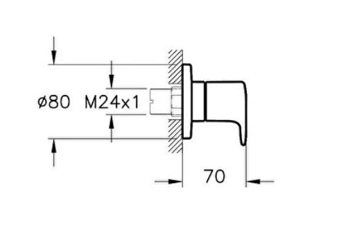 VitrA Root Round Ankastre Stop Valf - A42730