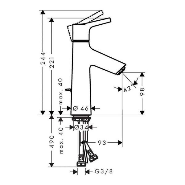 Hansgrohe Talis S 3'lü Set 72020000SET