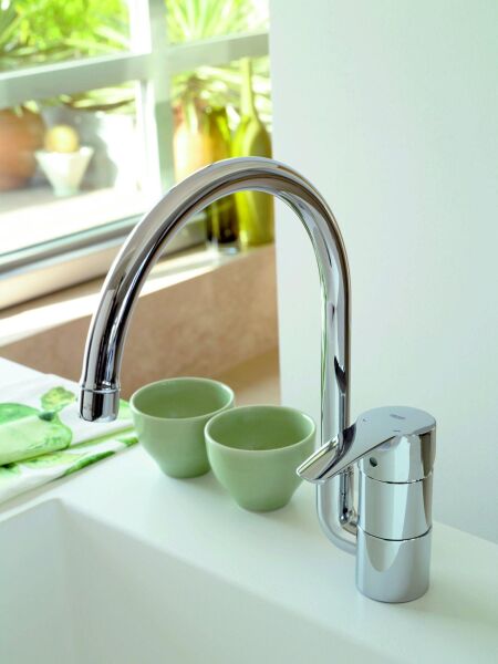 Grohe Eurosmart Tek Kumandalı Eviye Bataryası Krom 33202001