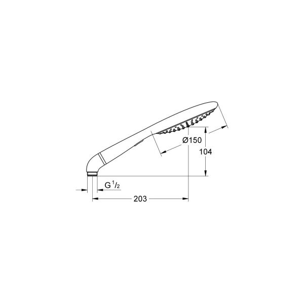 Rainshower Solo 150 El Duşu 2 Akışlı - 27272000