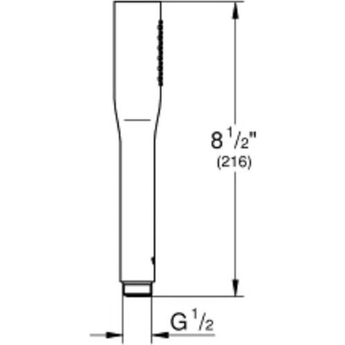 Grohe Euphoria Stick Cosmopolitan El Duşu 1 Akışlı Phantom Black - 22126KF0