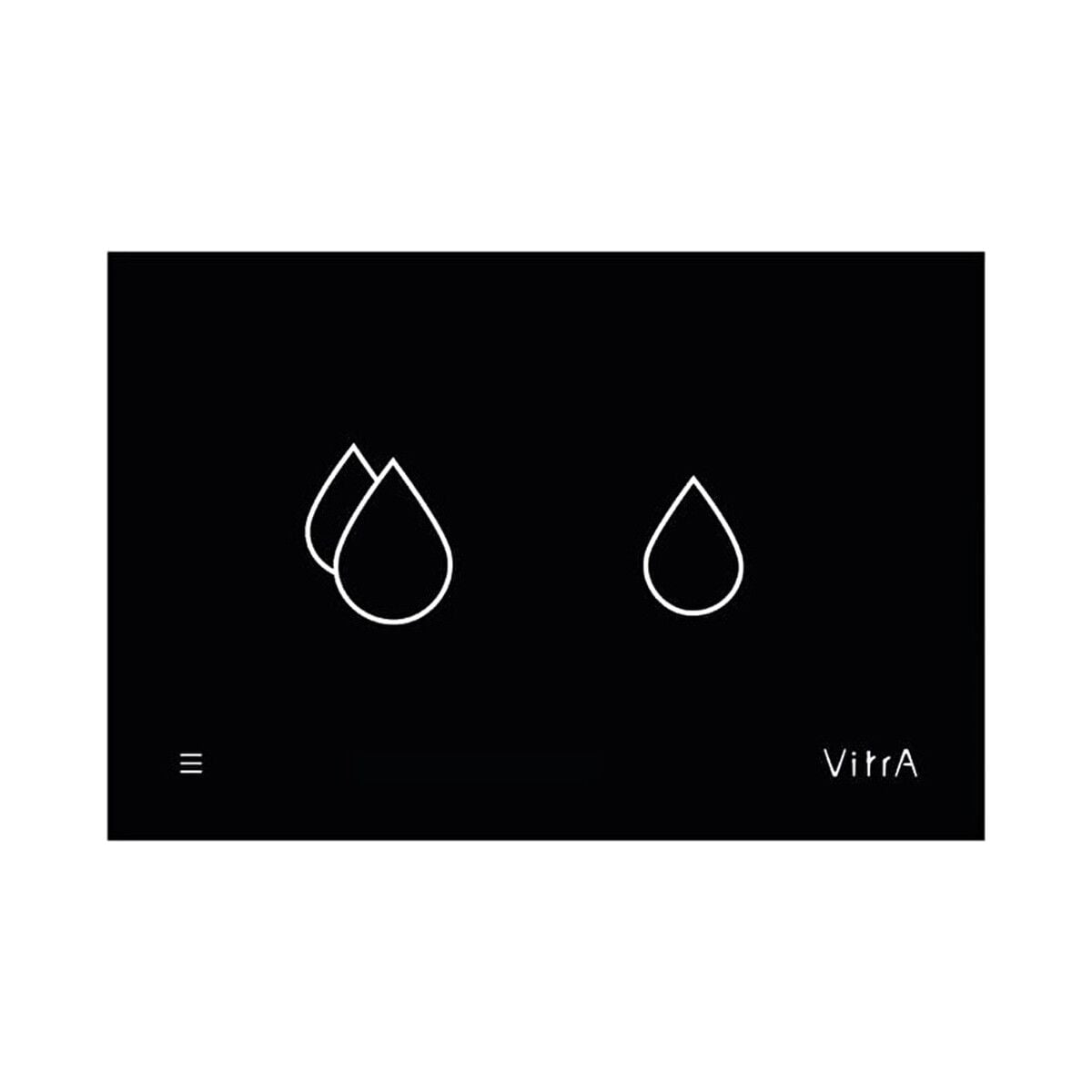 Vitra V-Care Akıllı Panel Cam Siyah 762-1501