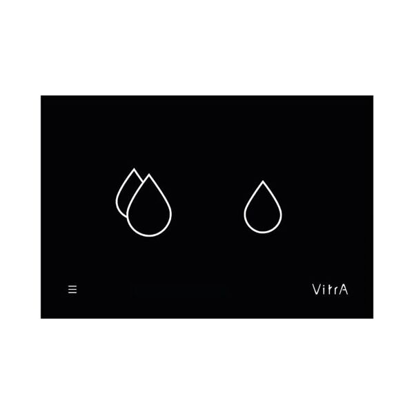 Vitra V-Care Akıllı Panel Cam Siyah 762-1501