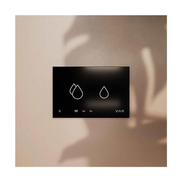 Vitra V-Care Akıllı Panel Cam Siyah 762-1501