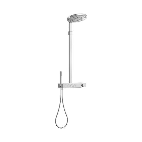 Vitra Prime Round 300 B Duş Sistemi Termostatik Banyo Bataryalı Krom A47313