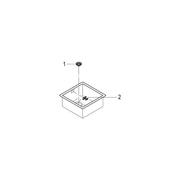 Grohe K700 Paslanmaz Çelik Eviye - 31578SD0