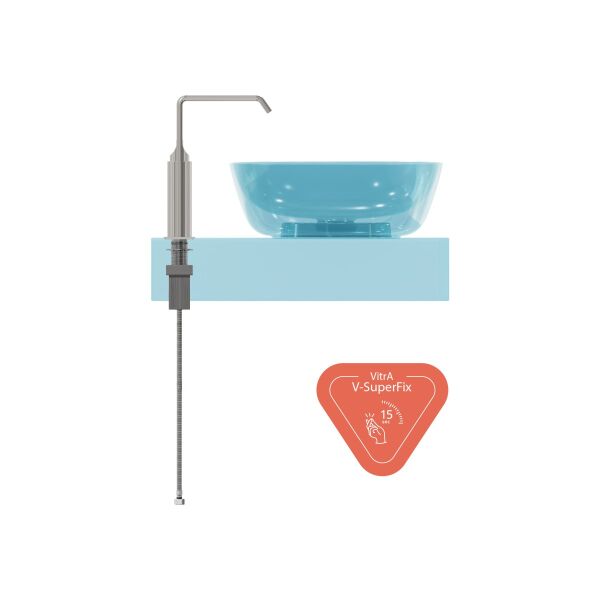 Vitra Suit A42765 Yüksek Lavabo Bataryası Yandan Kumandalı, Krom