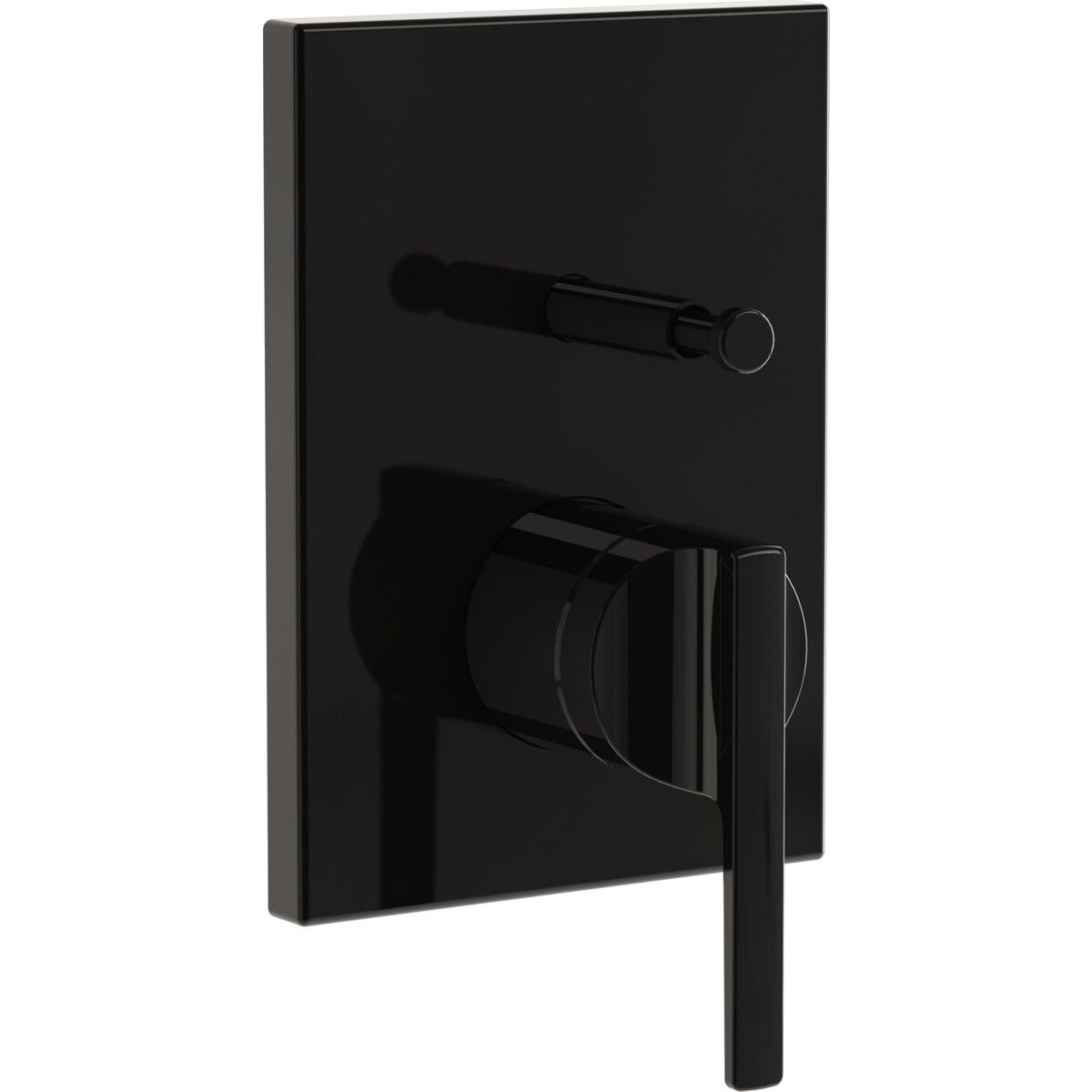 VİTRA Suit A4283839 Ankastre Banyo Bataryası (Sıva Üstü Grubu), Parlak Siyah