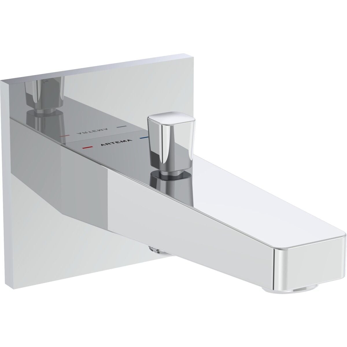 Artema Root Square A43131 Çıkış Ucu, El Duşu Çıkışlı,Krom