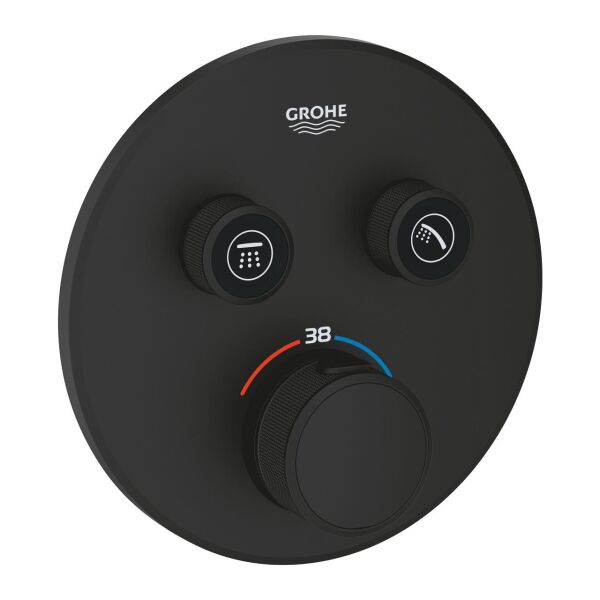 Grohe Grohtherm SmartControl Çift Valfli Akış Kontrollü, Ankastre Termostatik Duş Bataryası - 29507KF0