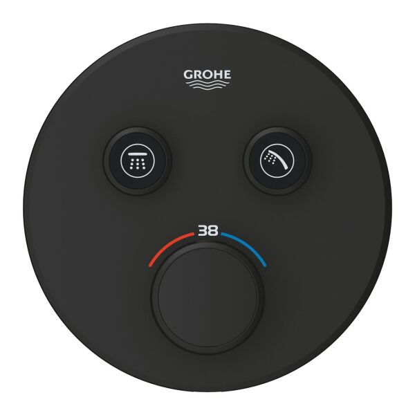 Grohe Grohtherm SmartControl Çift Valfli Akış Kontrollü, Ankastre Termostatik Duş Bataryası - 29507KF0