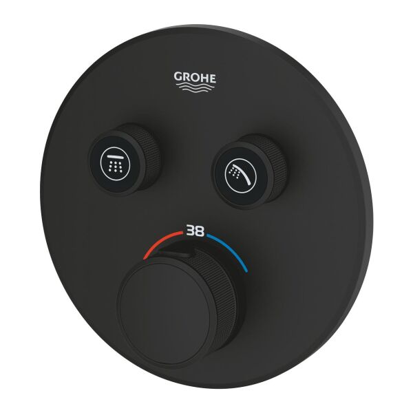 Grohe Grohtherm SmartControl Çift Valfli Akış Kontrollü, Ankastre Termostatik Duş Bataryası - 29507KF0