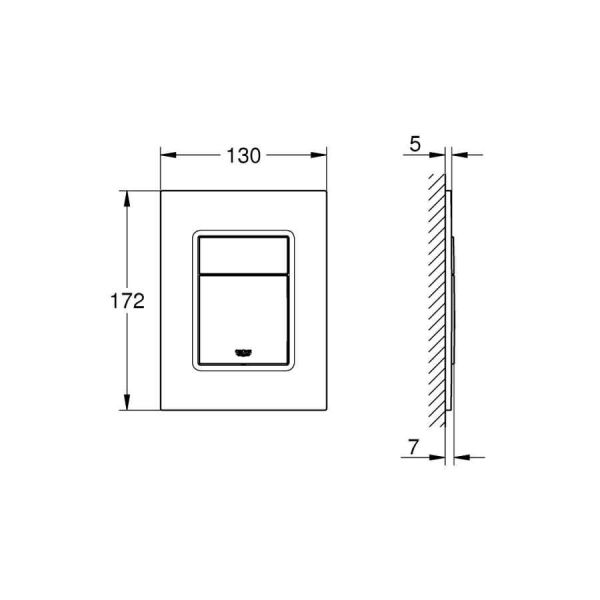 Grohe Skate Cosmopolitan S Kumanda Paneli 37535AL0