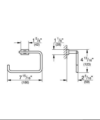 Grohe Essentials Cube Halka Havluluk - 40510001