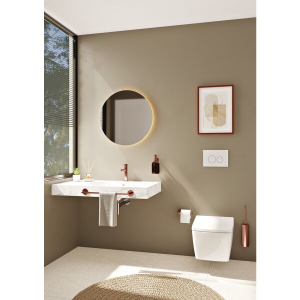 Vitra Metropole 132-003R009 İnce Klozet Kapağı, Yavaş Kapanır, Kolay Çıkabilir, Beyaz