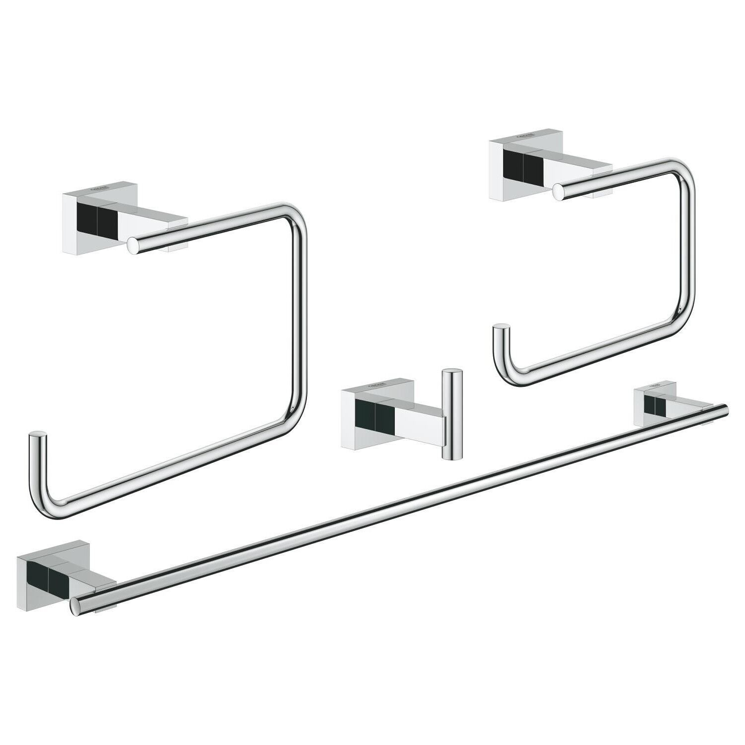 Grohe Essentials Cube 4'ü Bir Arada Banyo Aksesuar Seti (40778001)