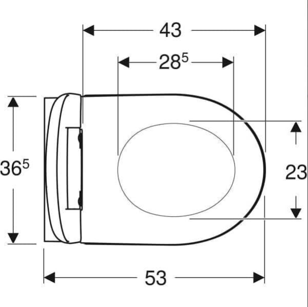 Geberit iCon Rimfree Asma Klozet ve Kapat Seti - 501.659.00.1