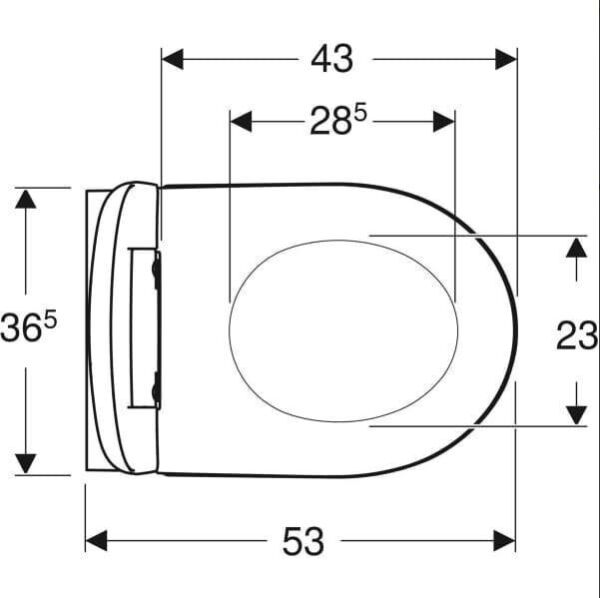 Geberit iCon Rimfree Asma Klozet ve Kapat Seti - 501.659.00.1
