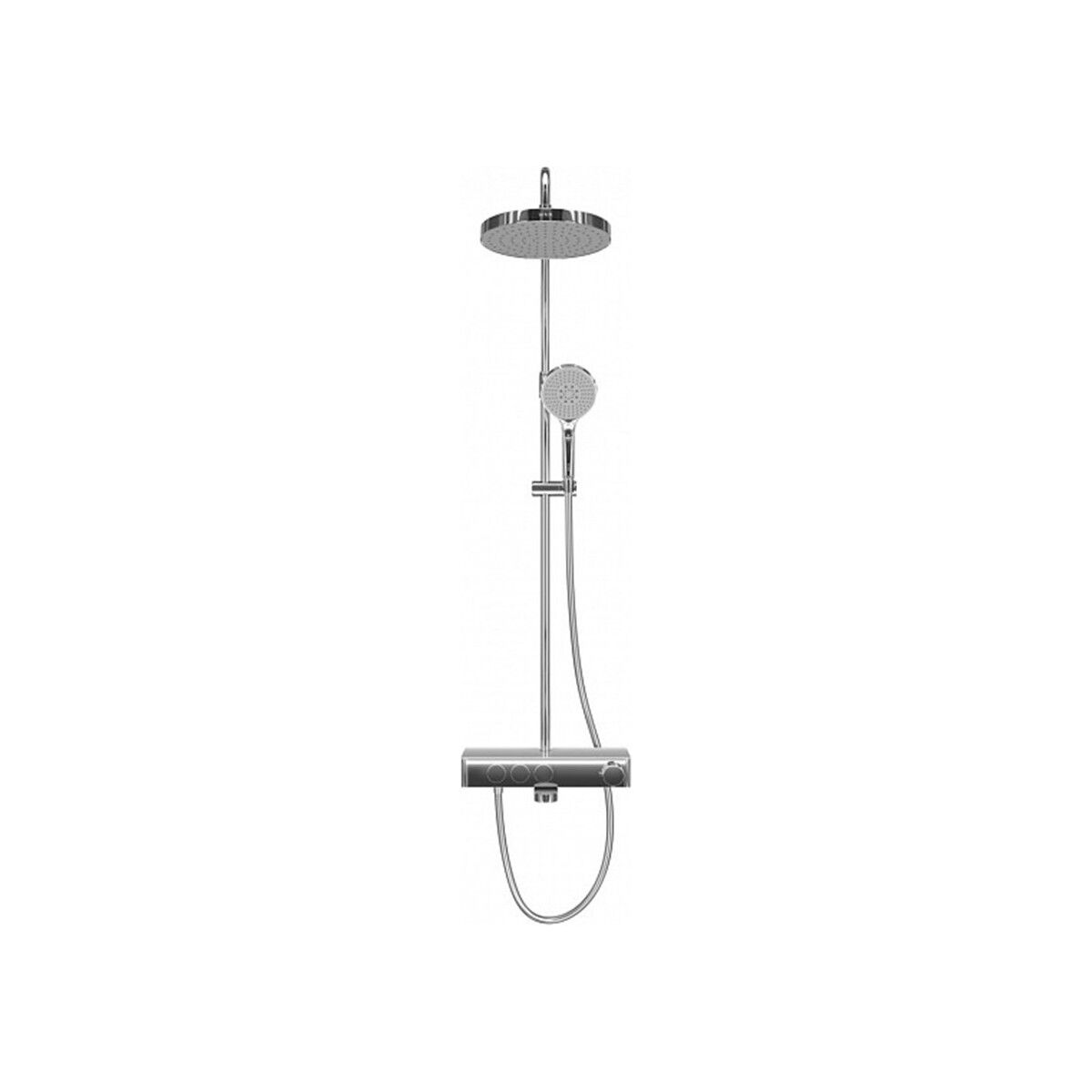 Artema Core Round 250 Duş Kolonu ve Termostatik Banyo Bataryası Sistemi A47309