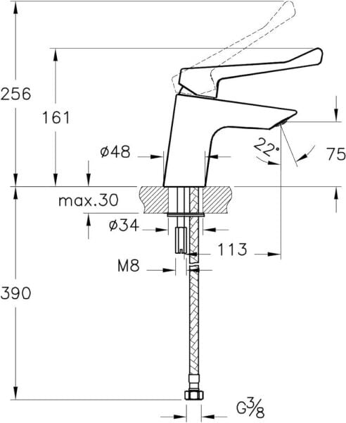 Artema Solid S A42484 Özel İhtiyaç Lavabo Bataryası - Krom