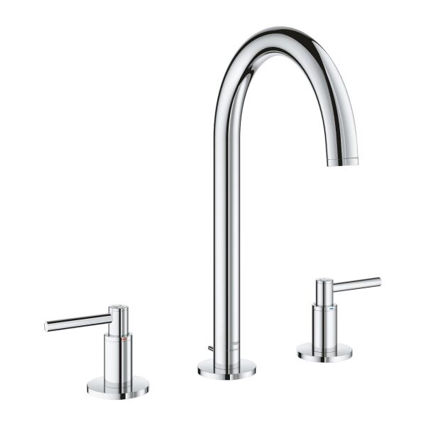Grohe Atrio Üç Delikli Lavabo Bataryası 1/2'' L-Boyut - 20649000