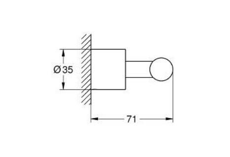 Grohe Atrio Bornoz Askısı - 40890000