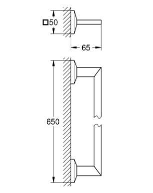 Grohe Allure Brilliant Havluluk - 40896000